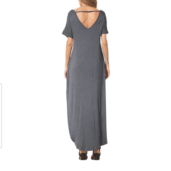 Casual Loose Pocket Long Maxi Dress - Picture 6 of 6